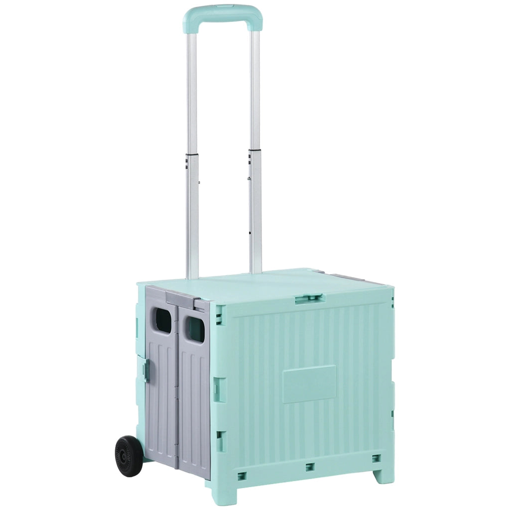 Carrello Portaoggetti con Ruote ¨C Minimal ¨C Verde 41.5x32.5x85 cm