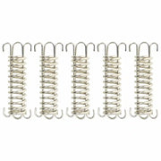 Fermi a Molla per Vela Parasole 5 pz in Acciaio Inox 310251
