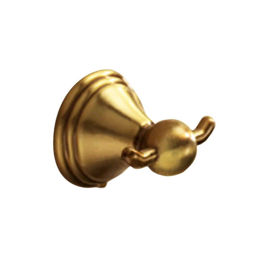 Appendiabiti doppio da muro in acciaio inox e Cromall 7526 Gedy serie ROMANCE Bronzo