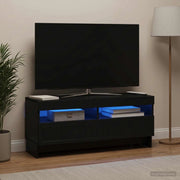 Mobile TV LED EDE 100 x 35 x 43 cm Nero Legno ingegnerizzato 896106