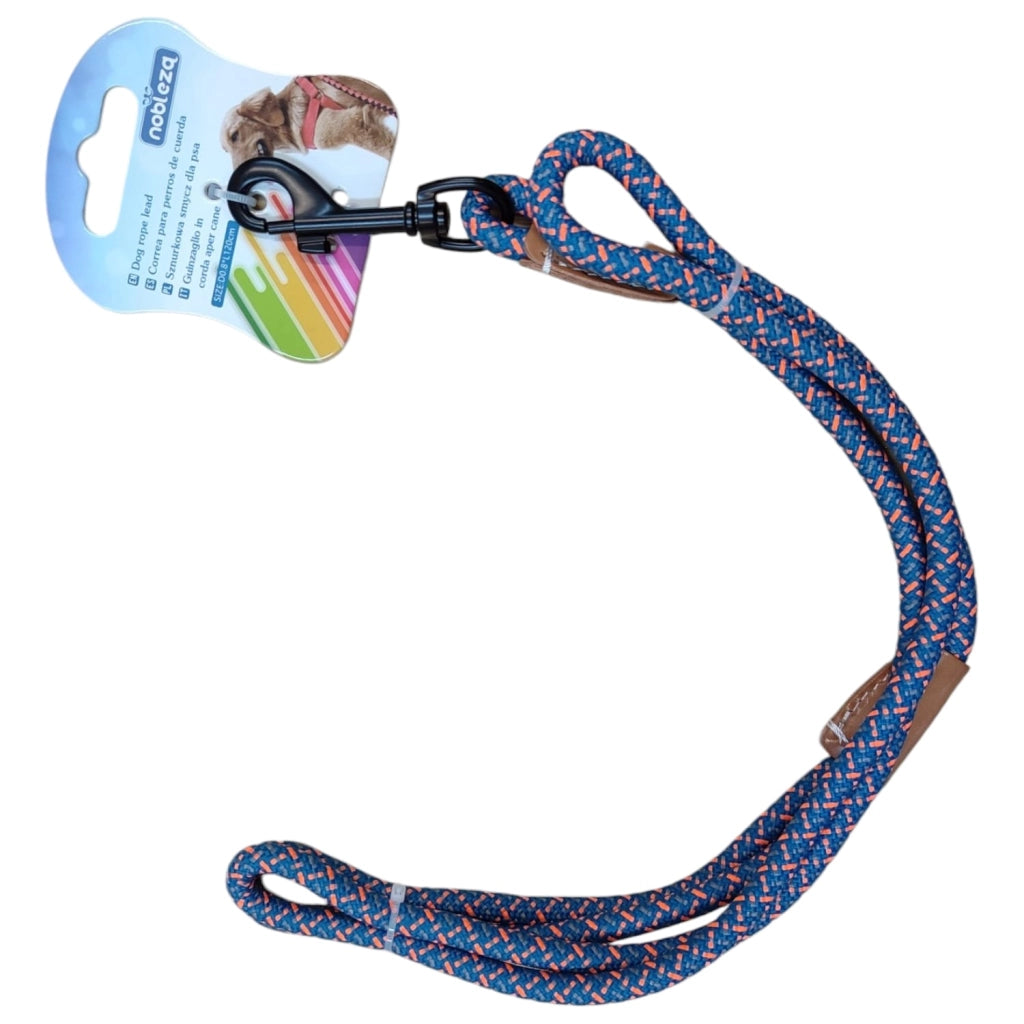 GUINZAGLIO IN CORDA PER CANE 0.6X120 CM