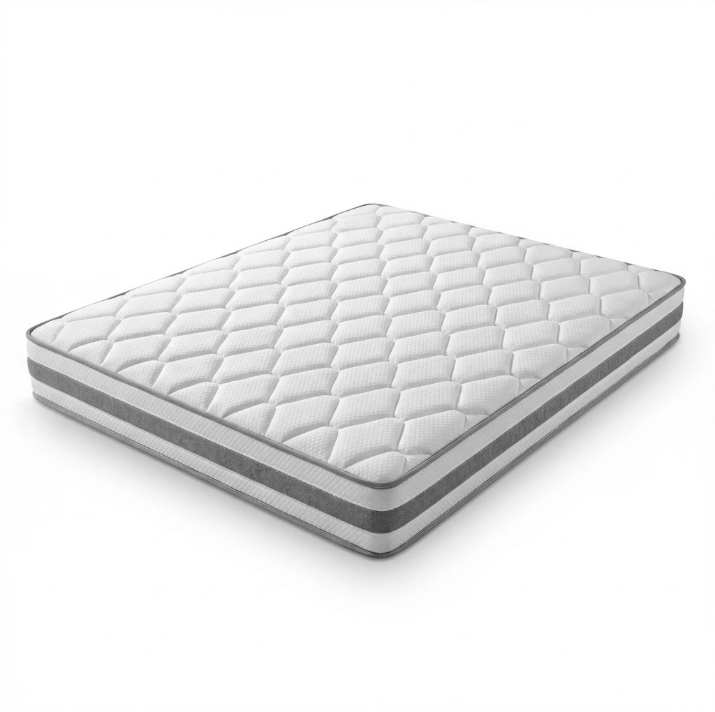 MATERASSO 90 cm Bianco H 25 cm in foam e molle insacchettate
