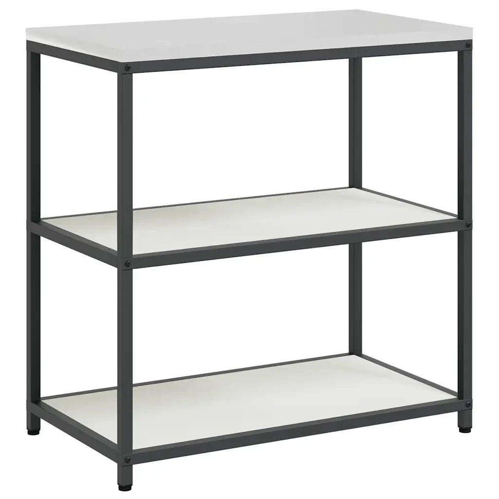 Set di Stoccaggio per Cucina con lo scaffale 2 pcs Bianco