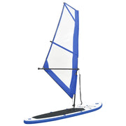 Set Tavola Gonfiabile da SUP con Vela Blu e Bianco 92210