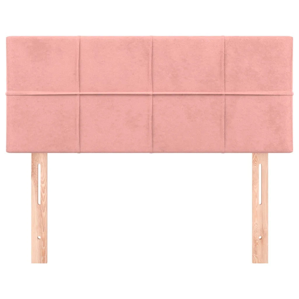 Testiera | Testata Rosa 100x5x78/88 cm in Velluto