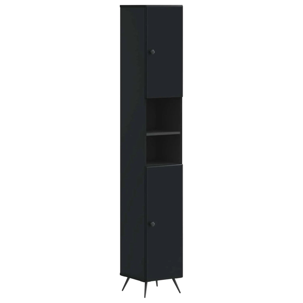 Set di Armadi da Bagno da 2 Pezzi BREDA Nero 3417559