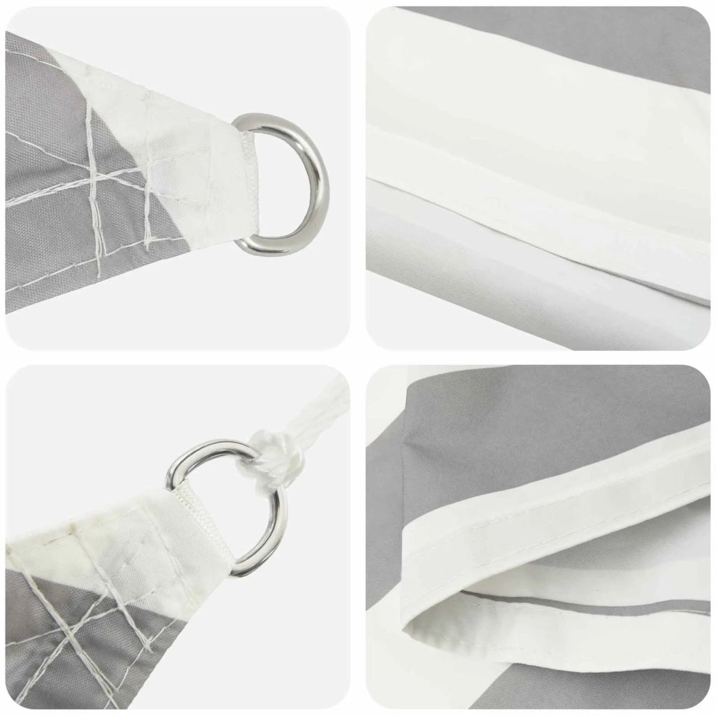 Vela da ombra solare-Telo Ombra-Vela Ombreggiante-Parasole a Vela Oxford rivestito in PU 372597