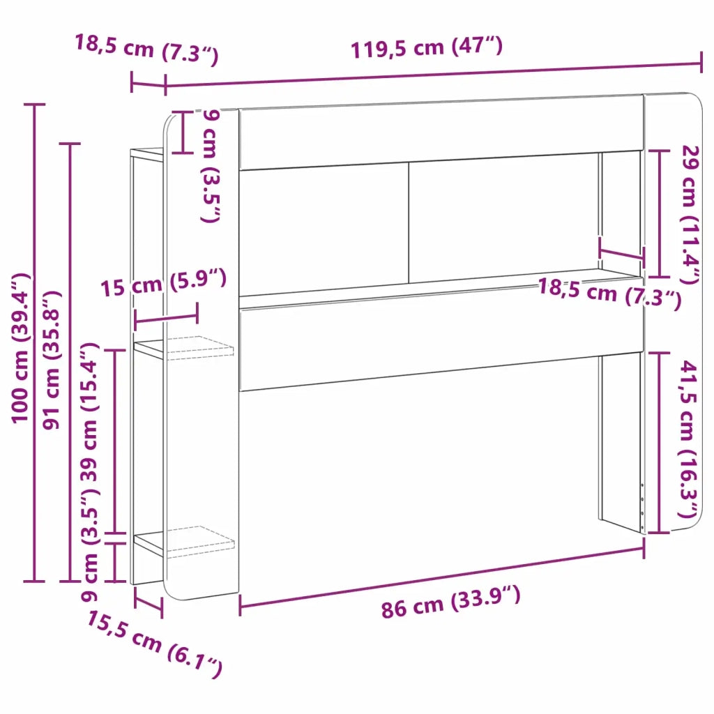 Testata del letto Legno antico Legno ingegnerizzato 8001262