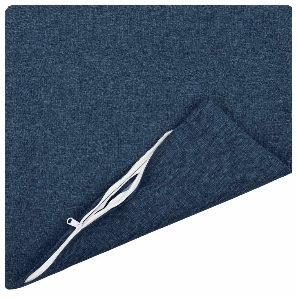 Federa 6 pz HEERLEN Blu 35 x 35 cm Tessuto 907992
