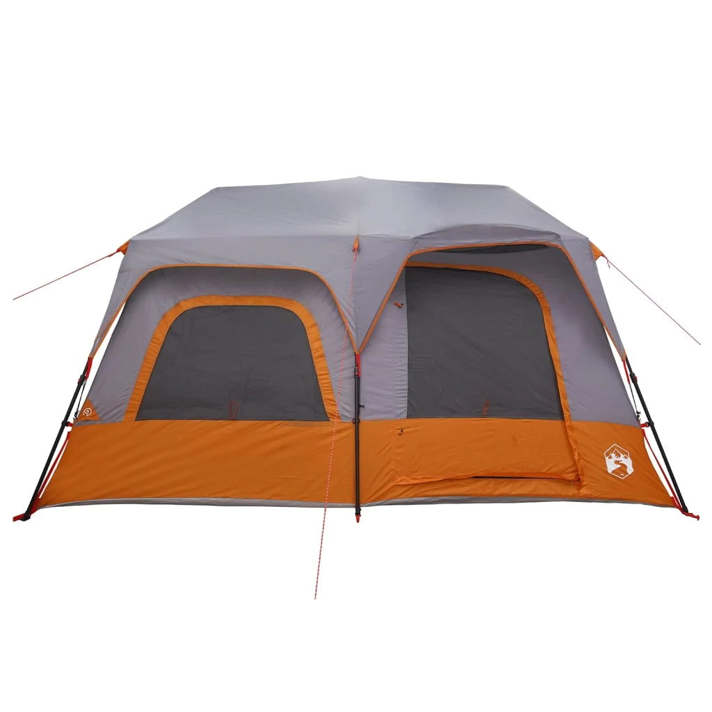 Tenda Istantanea 8 persona Grigio e arancione 42017486