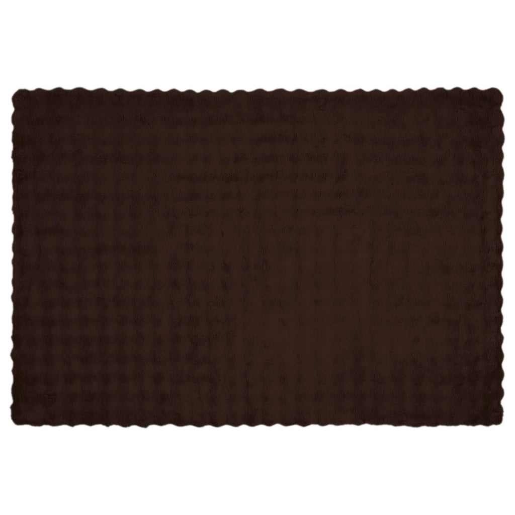 Coperta antiscivolo in finta di coniglio Olite 4 pcs Cammello