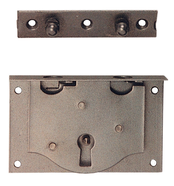 SERRATURA P/CASSA FERRO LUCIDO 30 MM- 20,0 pz