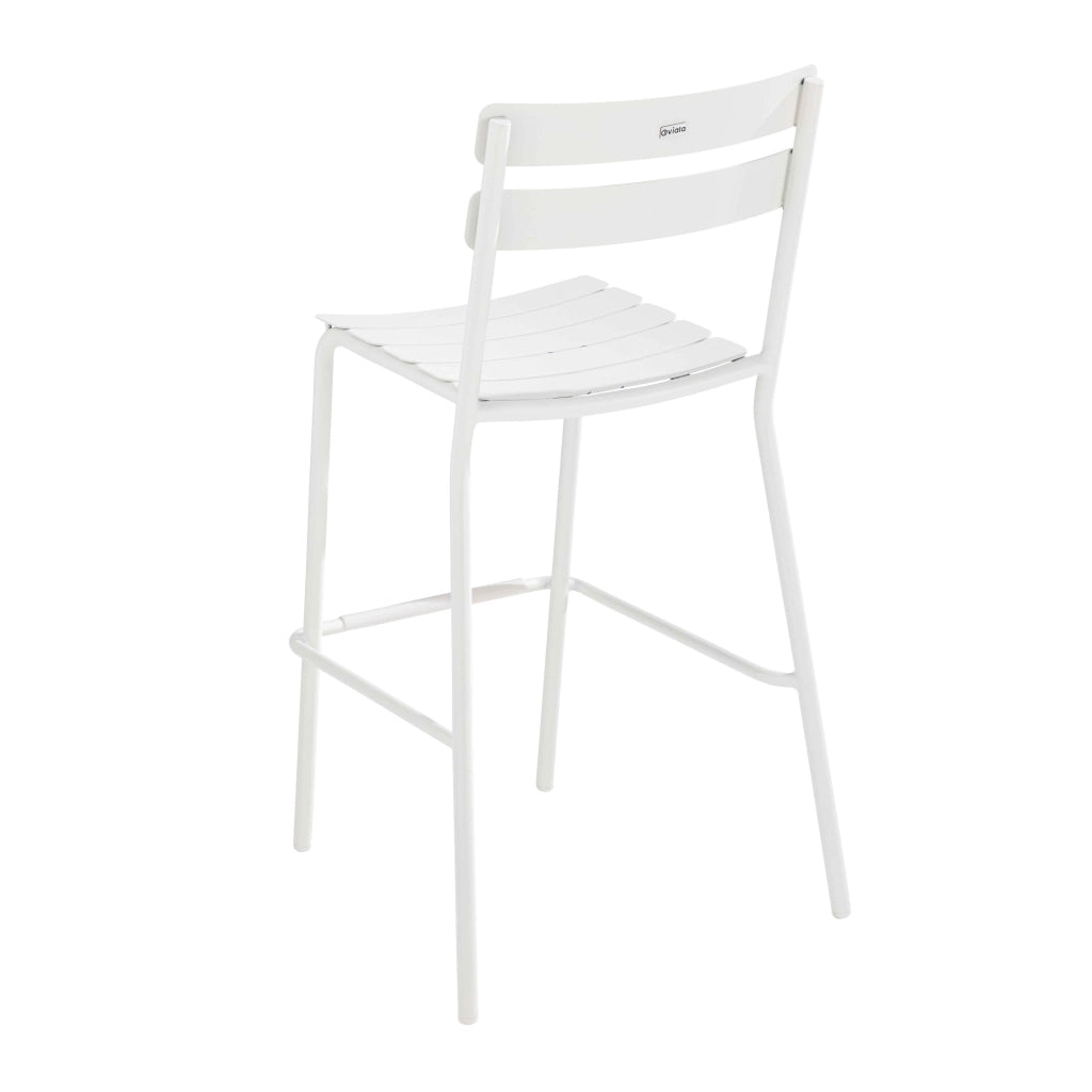 Oviala - Seggiolone da giardino bianco