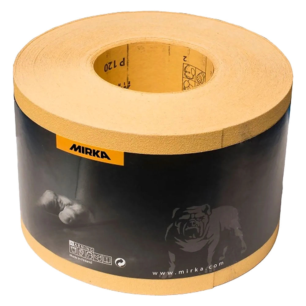 CARTA SPAZIATA 'GOLD PROFLEX' grana 120 mm 115 x mt 50  - MIRKA