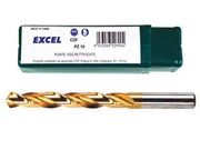 PUNTE HSS TITANIO- - ø mm.9 - 10 pezzi EXCEL