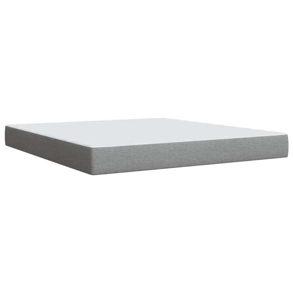 Letto con contenitore LED e materasso Grigio Chiaro 3459015