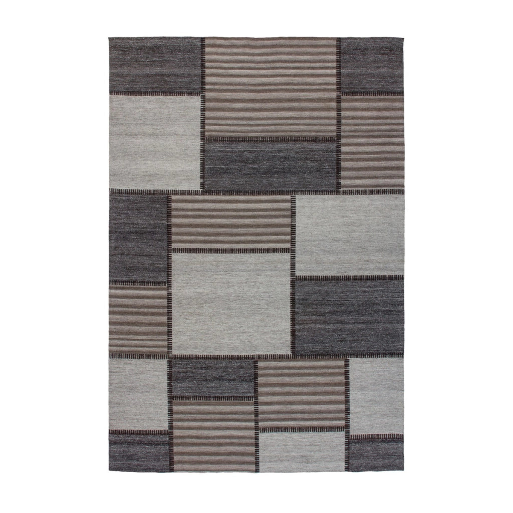 Tappeto Phoenix 112 in lana naturale e crema