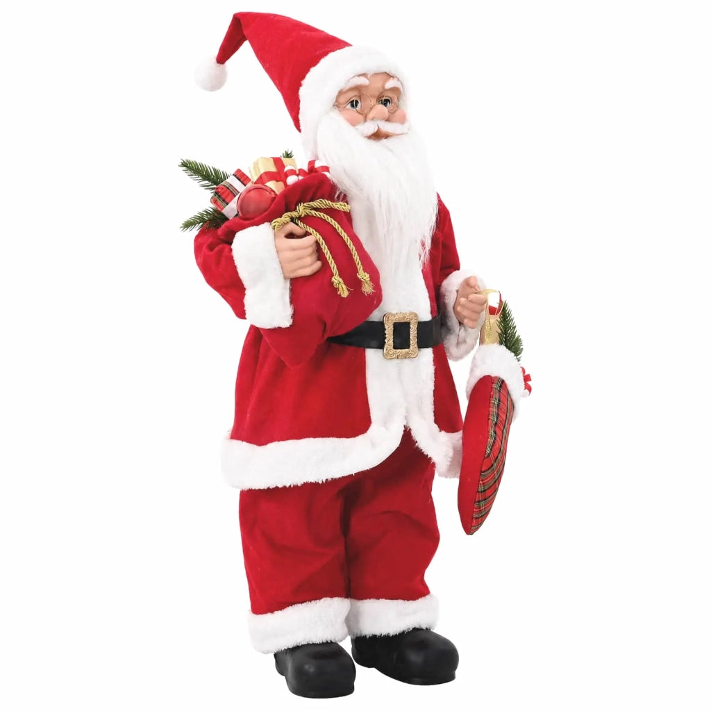 Statuetta di Babbo Natale Rosso 62 cm Poliestere 42050762