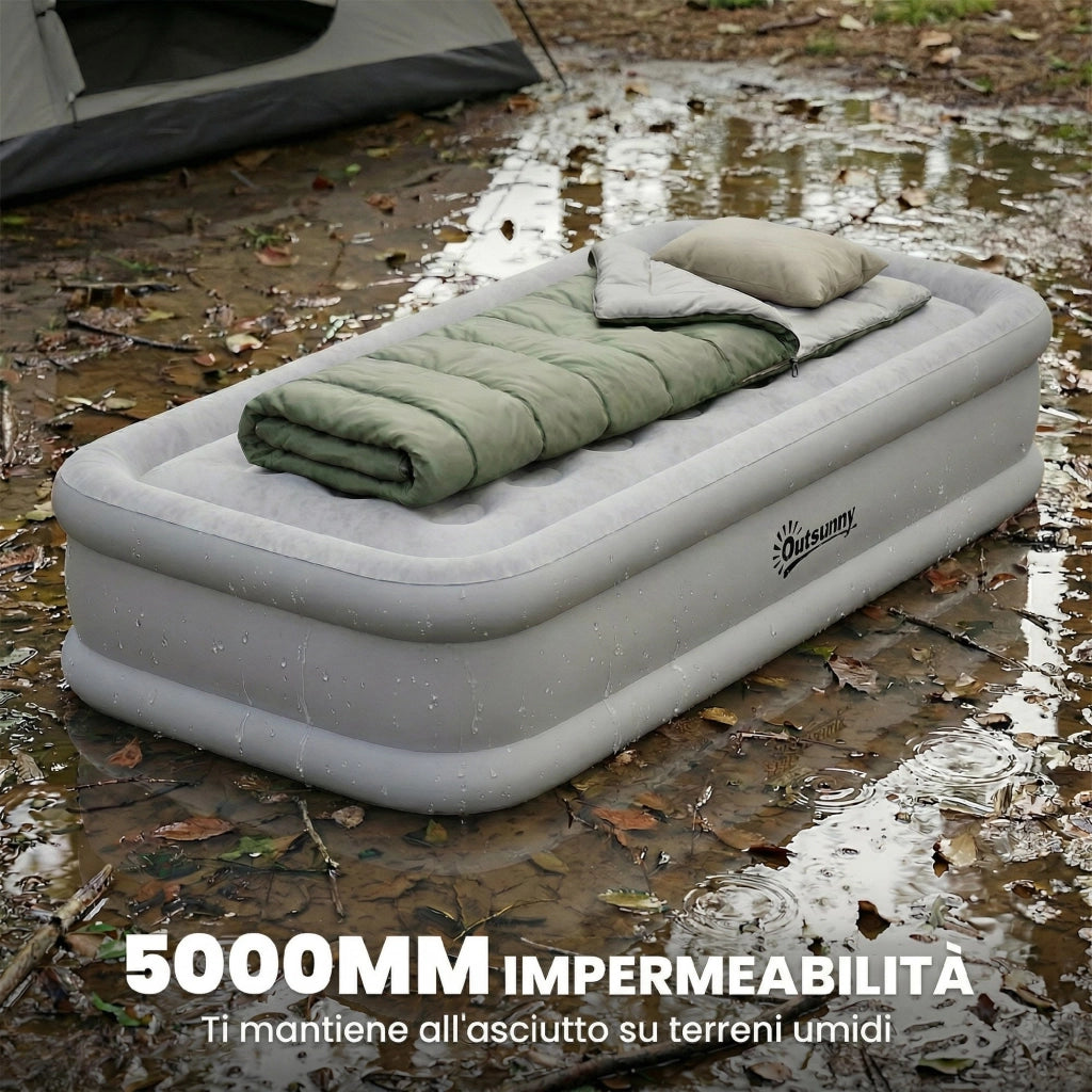 Materassino Autogonfiante Singolo ¨C Minimal ¨C Grigio