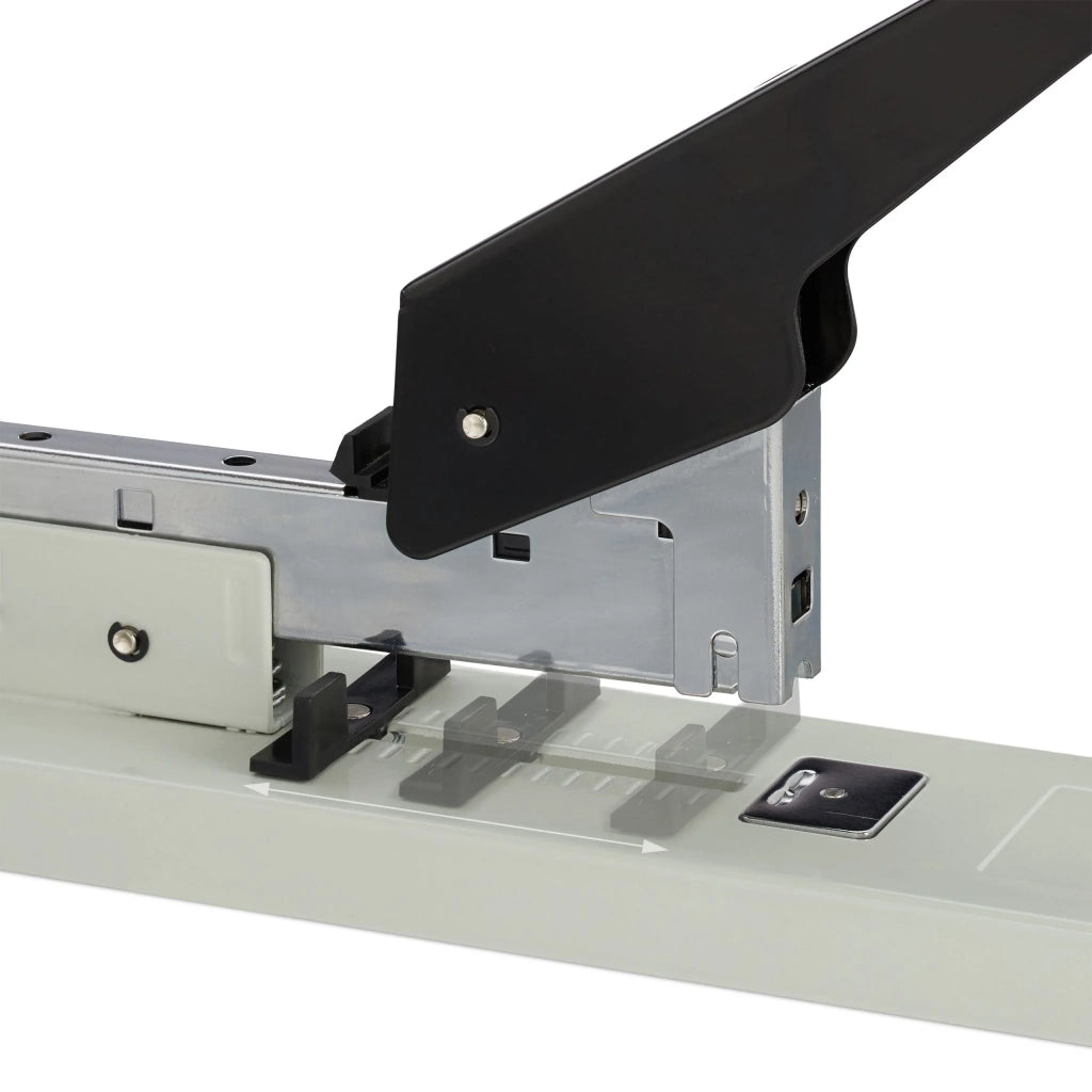 Pozzatrice professionale da ufficio capacità 100 fogli 18 x 28 x 6,5 cm in acciaio grigio 13_0007477