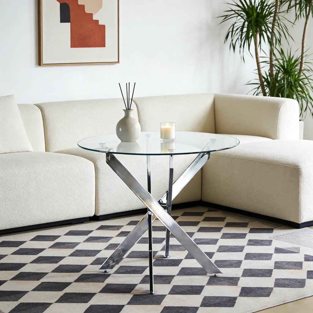 Set da pranzo 5 pezzi: 1 tavolo + 4 sedie