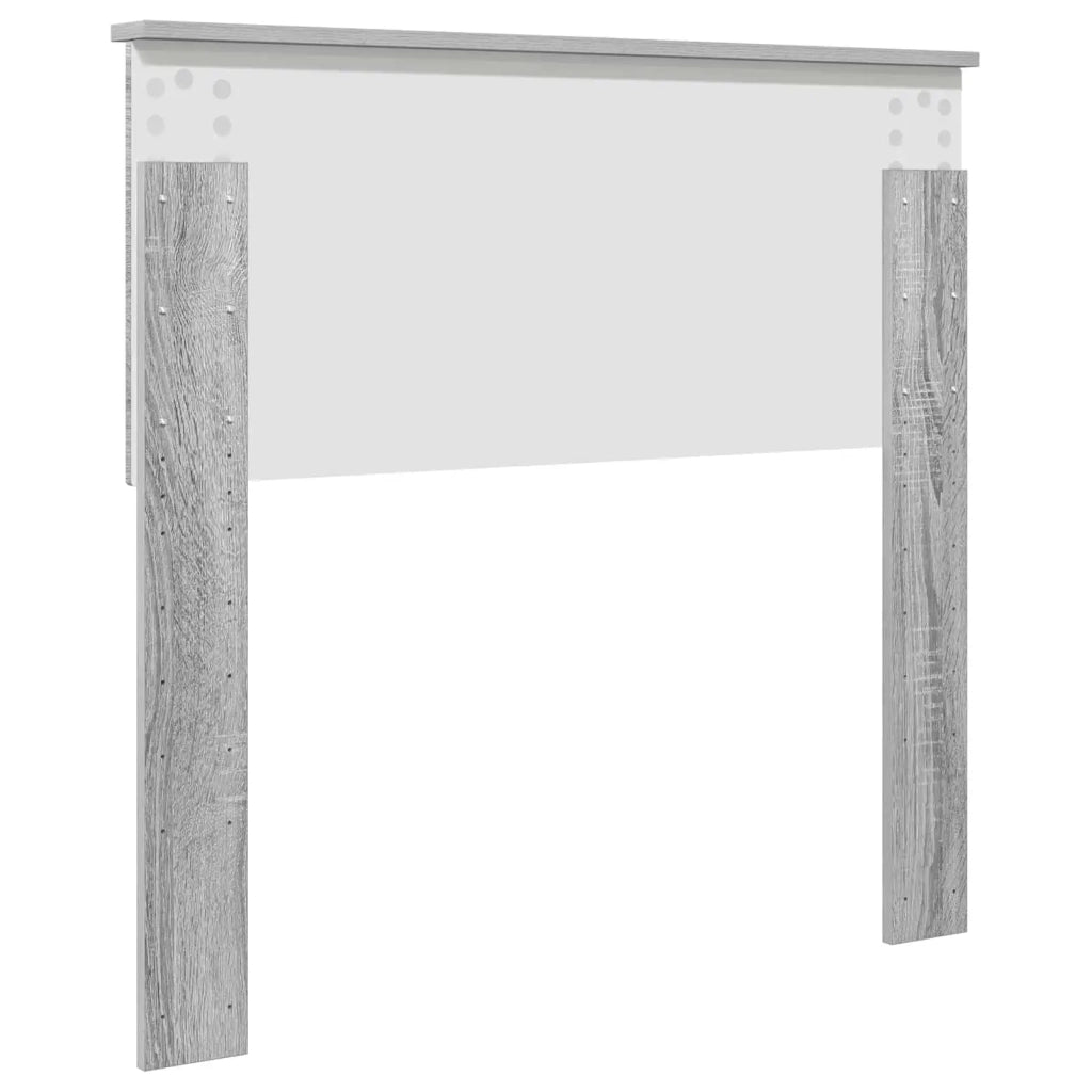 Testiera | Testata Grigio Sonoma Legno multistrato