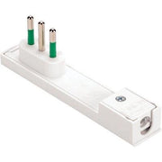 SPINA MOBILE RIBASSATA CLOCK FME - BIANCO 2P+T 10A- 3 pezzi