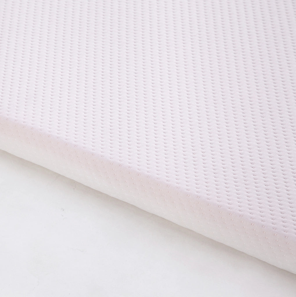 Materasso Comfort H3 in schiuma arancione, altezza 5 cm, misura 160x200 cm, rivestimento lavabile, media rigidità