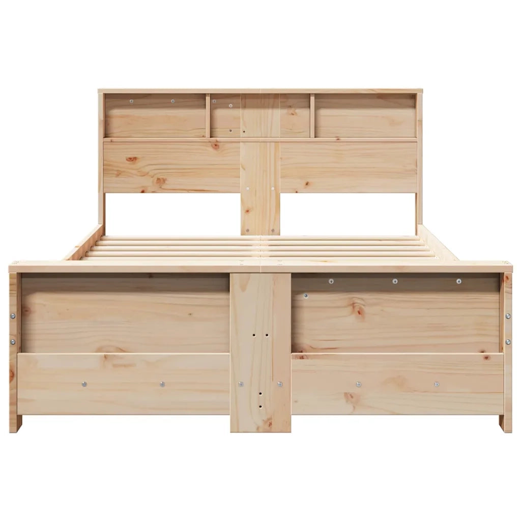 Letto matrimoniale | Letto per adulti | Struttura del letto Marrone 120 x 190 cm Legno multistrato
