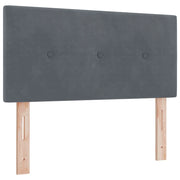 Testiera | Testata Grigio scuro 80 cm Velluto