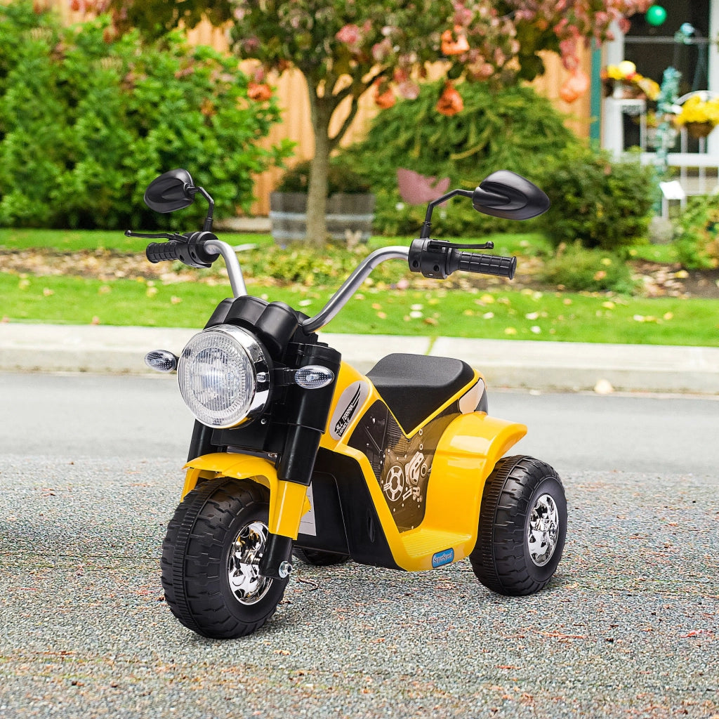 Moto Elettrica per Bambini ¨C zephmum ¨C Gialla 72x57x56