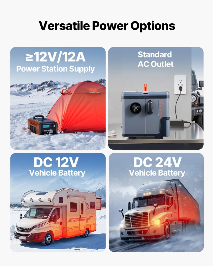 Riscaldatore Diesel 8 kW DC 12V 24V Portatile con Controllo App Bluetooth e Display LCD Serbatoio 5L per Auto e Fai da Te
