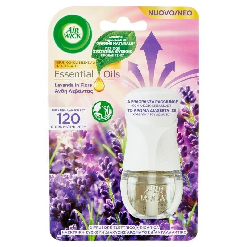 AIRWICK DIFFUSORE ELETTRICO COMPLETO LAVANDA IN FIORE