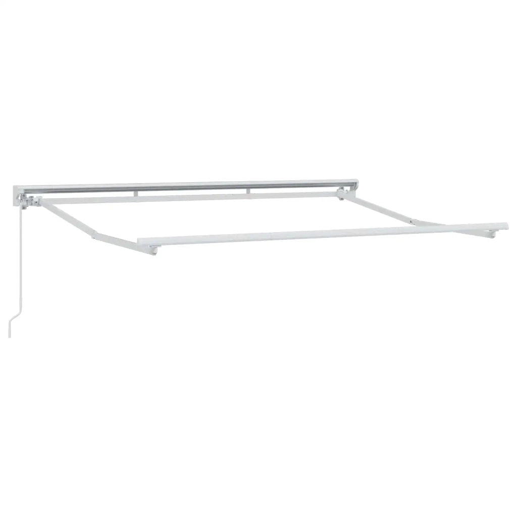 Tenda retrattile manuale Giallo, Grigio e Bianco 3 x 2,5 m 3420222