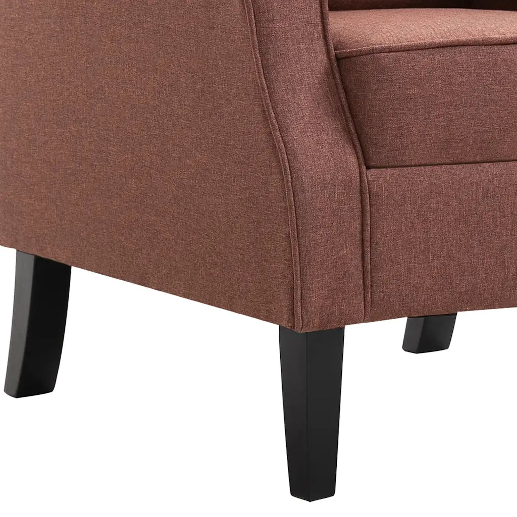 Poltrona Marrone in Tessuto 248617