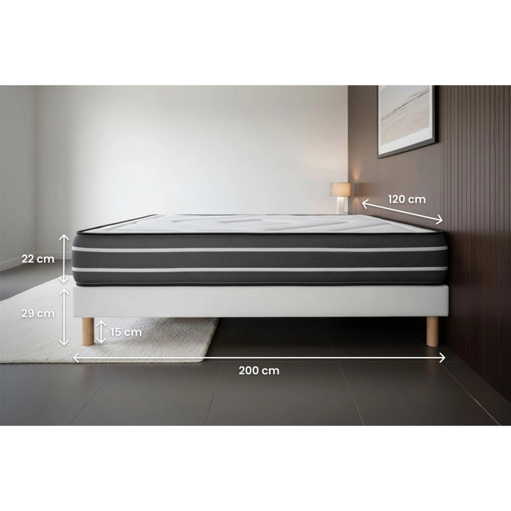 Set materasso e base 120x200 cm - Esclusivo