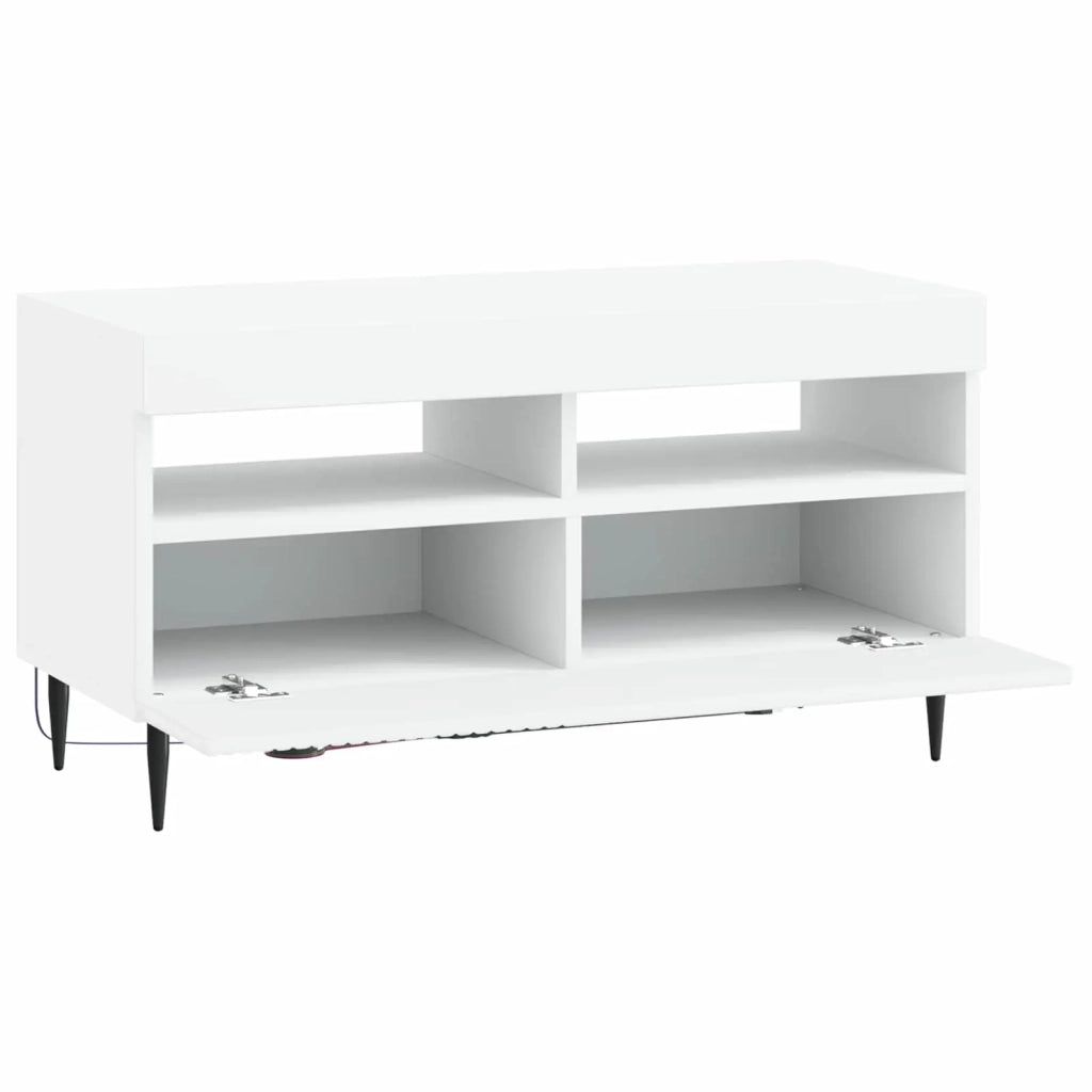 Mobile TV LED HAARLEM 81 x 35 x 43 cm Bianco 896995