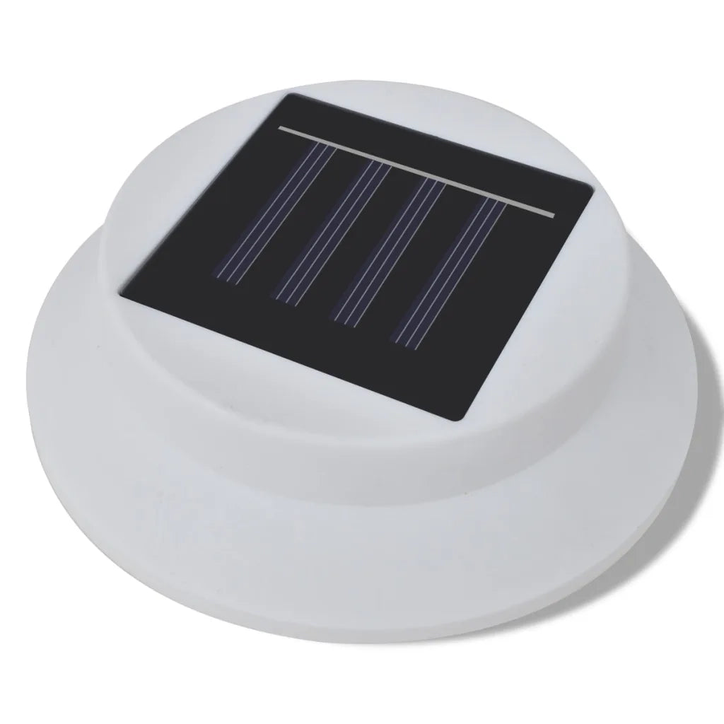 Esterno Lampada solare Set 6 pezzi Recinzione luce bianca 41181