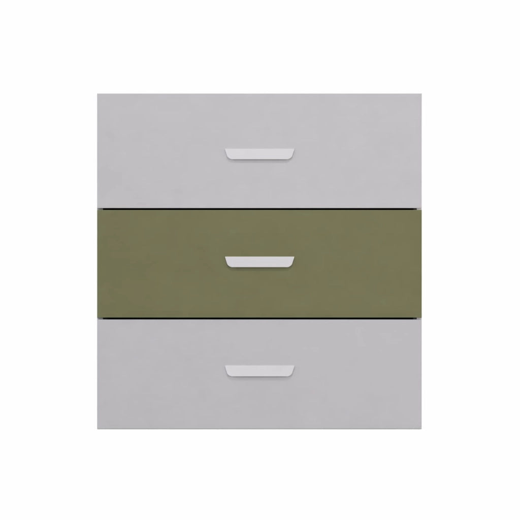 Cameretta Completa Salvaspazio Con Scrivania Armadio Cassettiera Letto A Scomparsa Per Camera Bambini Ragazzi Stanza Ospiti 133 X 208.5 X 45-216 Cm Cashmere E Verde