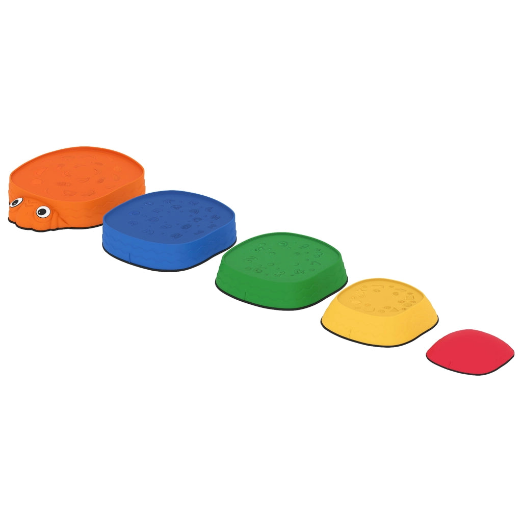 Set 5 Pietre Equilibrio per Bambini ¨C Xylo ¨C Impilabili Antiscivolo 2-8 Anni