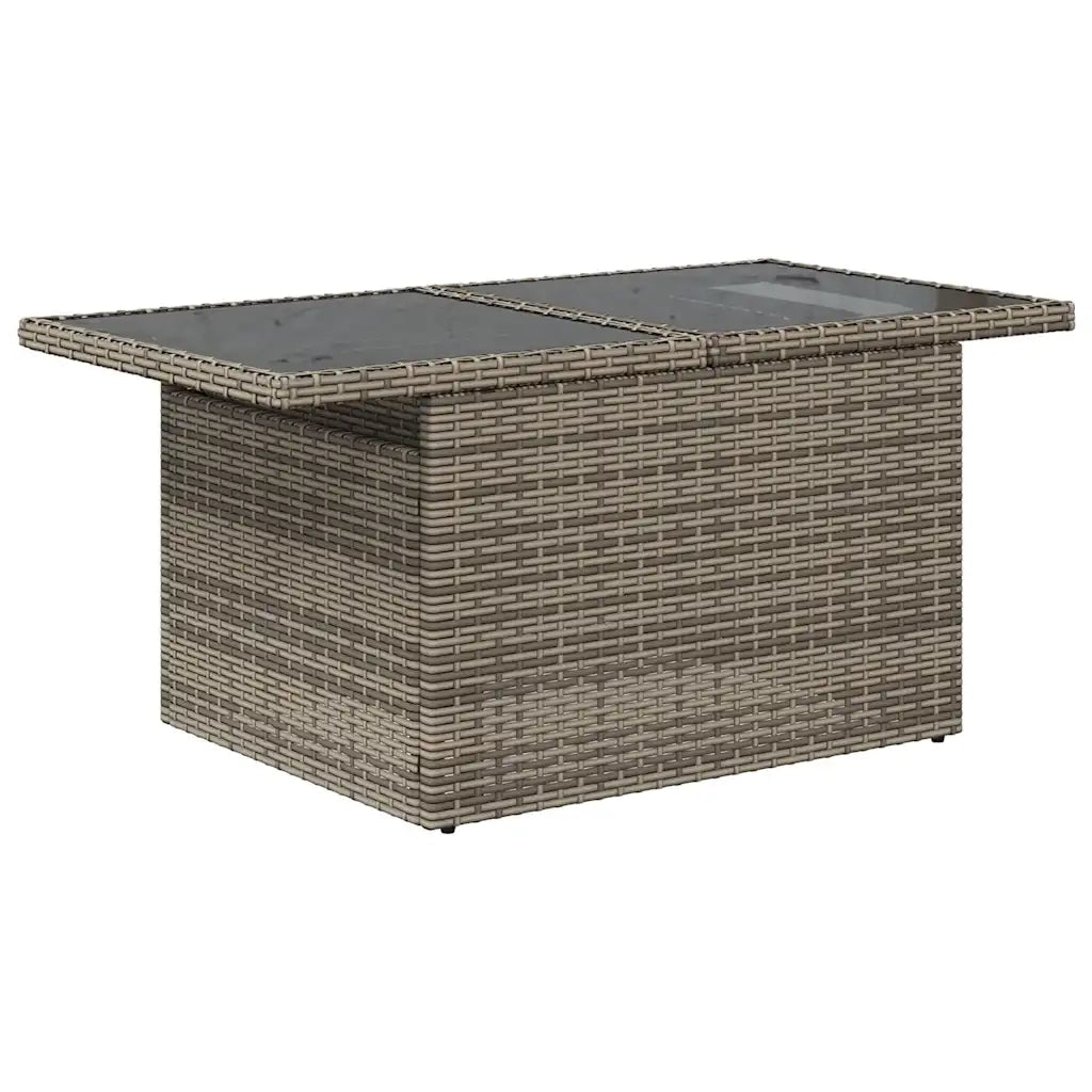 Set Divani da Giardino 6 pz con Cuscini Grigio in Polyrattan 3266591