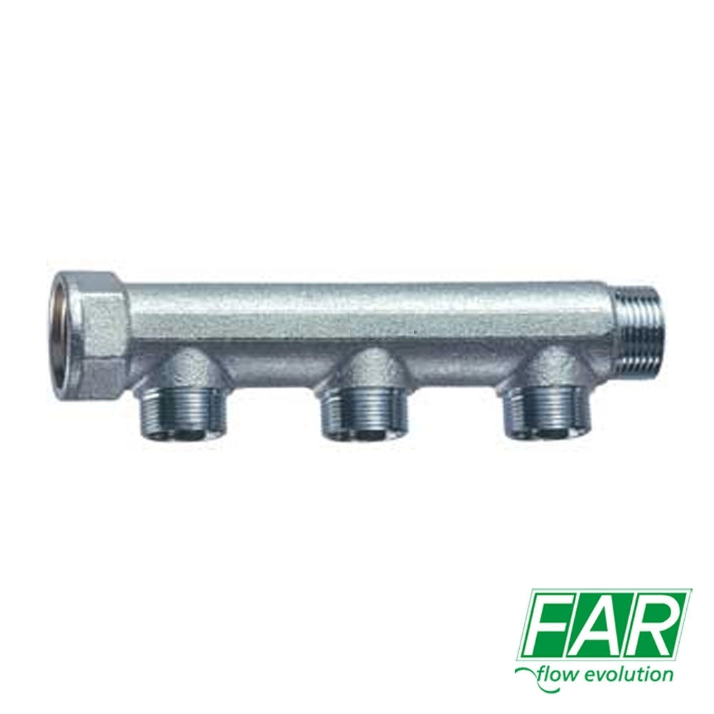 Collettore 2 Uscite In Ottone 1" 1/4 Componibile FAR 3401 114