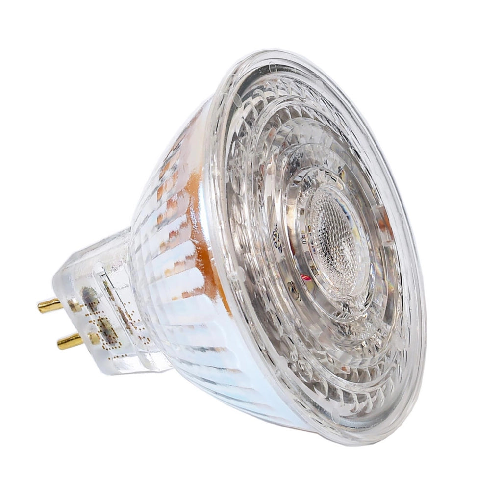 Lampadina SPOT LED MR16 3.8W attacco GU5.3 faretto lampada 12V AC/DC angolo luce 36 gradi luce 4000K