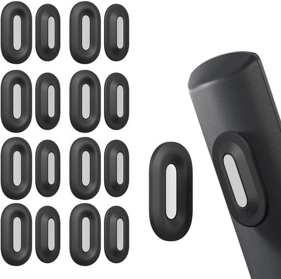 Otturatore magnetico universale per TV - autoadesivo - nero - 8 pezzi - compatibile con tutti i formati