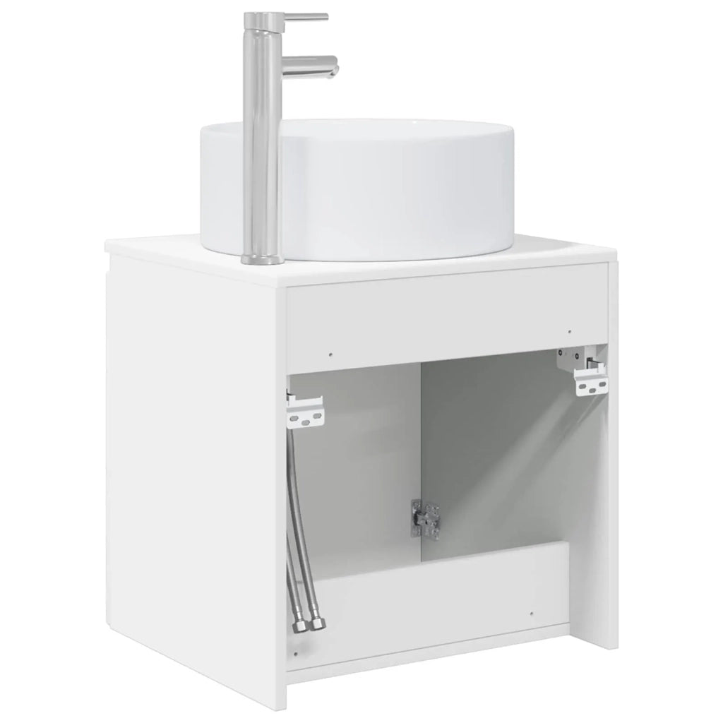Mobile Lavabo | Armadio Lavabo da parete Bianco 49,5 x 44,5 x 65,5 cm