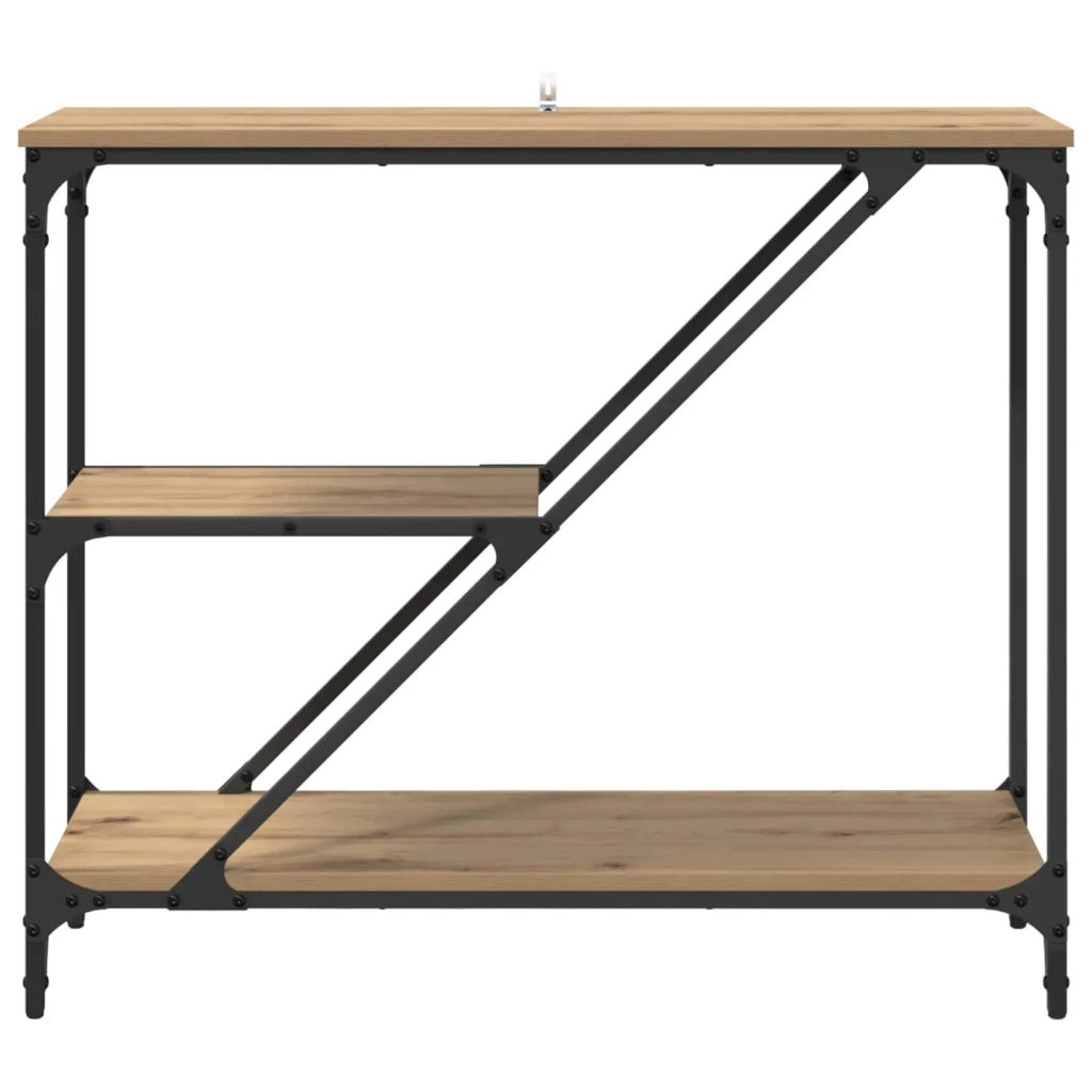 Table console Chêne artisanal 88,5 x 30 x 75 cm