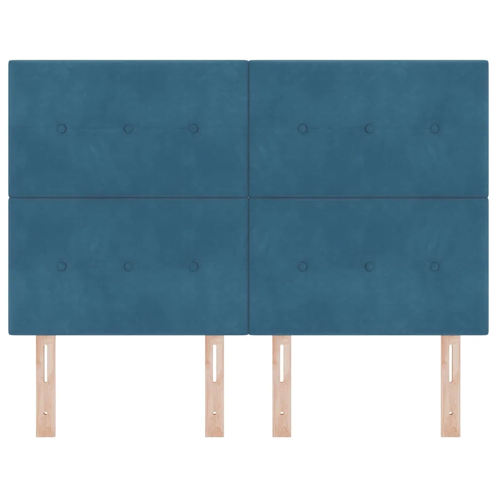 Testiera Blu Scuro 160 cm Velluto 3337845