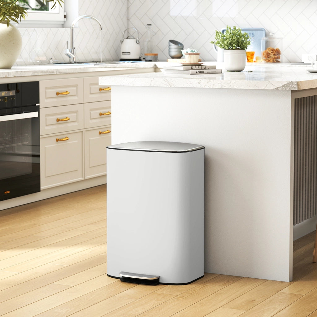 Cestino per la Cucina 50 Litri ¨C Minimal ¨C Cremewei?
