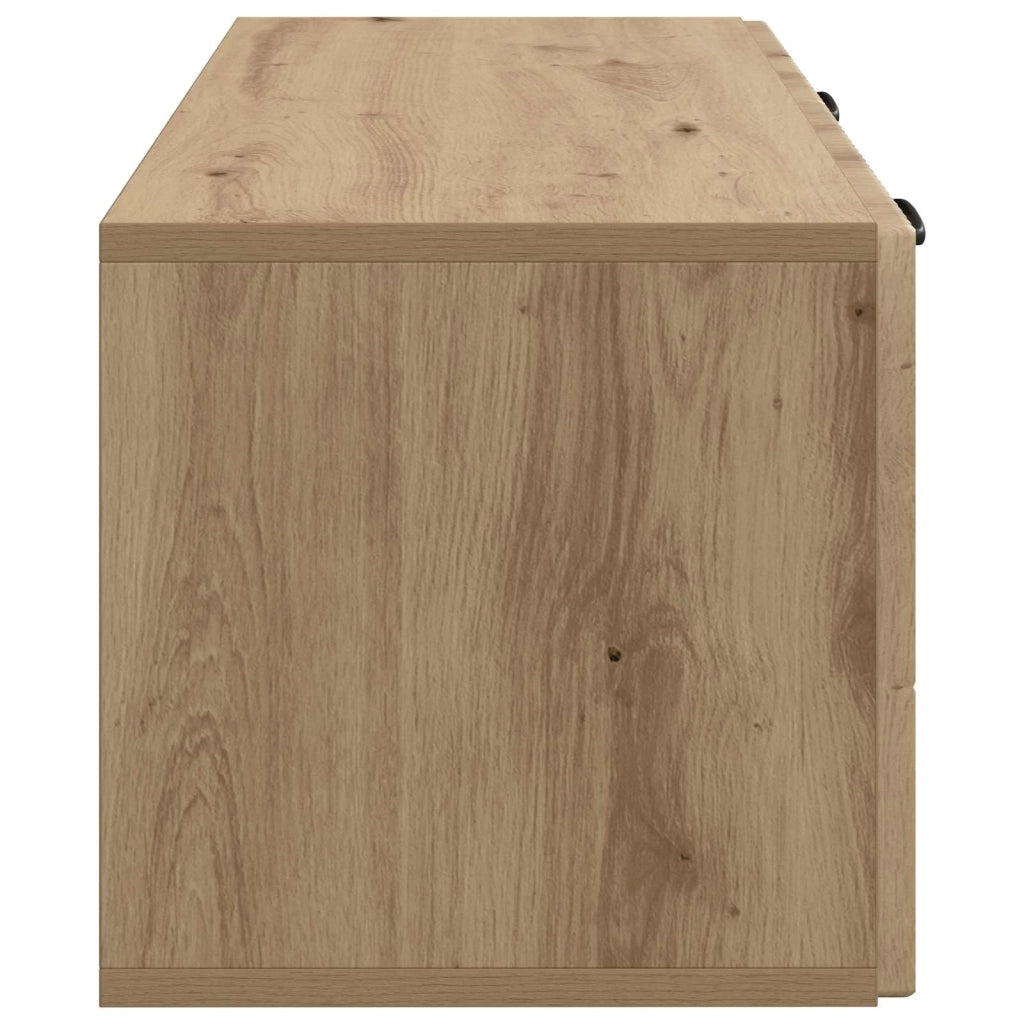 Mobile Porta TV da Muro-Credenza per TV sospesa Rovere Artigianale 78,5 x 31 x 30 cm 944372