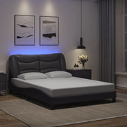 Giroletto con LED senza Materasso Hvar Grigio 140x200 cm